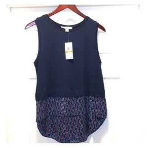 NWT MIchael Michael Kors Navy Basics Sz Small